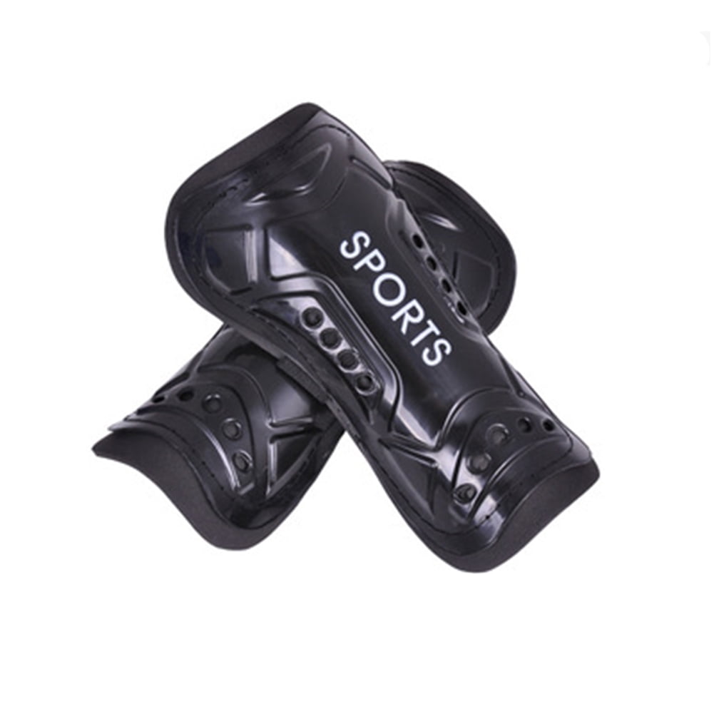 2pcs Soccer Shin Guard Pads Football Cuish Plate with Strap Breathable