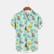 thumbnail image 1 of Blusa y camisa de manga corta con cuello vuelto para hombre, camisa informal de moda para hombre, camisa de manga corta con cuello vuelto, camisa de verano con botones, blusa de poliéster para hombre, 1 of 4
