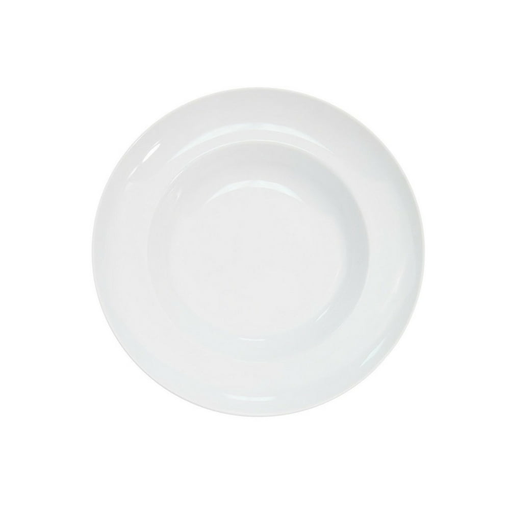Box of 12 CAC China HMY-123 11 3//4-Inch Harmony Porcelain Wide Rim Pasta Bowl White 12-Ounce