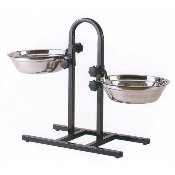 Stainless Steel Adjustable Dog Bowls For Food And Water