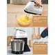 thumbnail image 4 of Batidora de Pedestal, Diseño Dos en Uno Turbocharged Batidora de Mano con Pedestal, 6 Velocidades Mezclador de Cocina Incluye Tazon y 4 Barras de Mezcla para Mezclar, 1 Separación De Claras De Huevo, 4 of 5