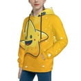 thumbnail image 2 of Goofa Happy Cartoon Star Pattern Hooded Sweatshirt for Youth Trendy youth sweatshirt Casual Hoodie for Boys and Girls-Medium, 2 of 6