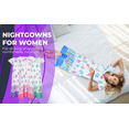 thumbnail image 5 of JEFFRICO Womens Nightgowns Sleepwear Soft Pajama Dress Nightshirts, 5 of 5