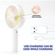 thumbnail image 5 of Xihbxyly Mini Ventilador de Mano, Potente Flujo de Aire de 3 Velocidades, Recargable Por Usb, Ligero y Portátil, Ventilador de Escritorio para Uso En Interiores y Exteriores, Diseño Elegante, Tamaño, 5 of 6
