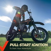 FRP FX40 40cc 4-Stroke Gas Powered Dirt Bike with Safety Kill Switch for young rides, Front & Rear Disc Brakes, EPA Certified, FX40-Ogemaw, Red, Max Model