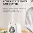 thumbnail image 4 of Advancent Mini ventilador calefactor compacto y eficiente, blanco, para calentamiento rápido, calentador de ventilador eléctrico de amplia Electrodomésticos Como se muestra, 4 of 6