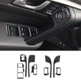 thumbnail image 1 of Real Bright Soft Car Interior Carbon Fiber Sticker Decoration8Pcs Carbon Fiber Interior Door Control Cover Sticker For Acura TL 2009-14Auto Car Protection Interior Accessories, 1 of 8