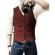 thumbnail image 3 of Chalecos de negocios casuales para hombres, chaleco ligero, chaleco de traje ajustado, 3 of 5