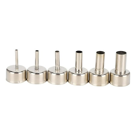 

858D Hot Air Rework Station Nozzle 6pcs Hot Air Nozzle Hot Air Nozzle Nozzle Heat NozzleHeat Nozzle For 858 Hot Air SMD Rework Station