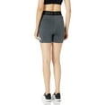 thumbnail image 2 of adidas Women's Techfit Badge of Sport Short Tights, Dark Grey Heather, Large, 2 of 2