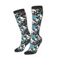 thumbnail image 2 of Fotbe Lilies Flowers print Women's Men's Novelty Crew Socks Cotton Socks Knee High Socks for Walking,Running,Nurses,Pregnancy, 2 of 8