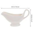 thumbnail image 2 of EIGTHTAIL Ceramic Gravy Boat 1Pc with Elegant Shape for Daily Use in Households, 2 of 6