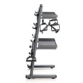 thumbnail image 4 of Power Systems Cable Attachment Rack – Black Chrome Storage Rack with 9 Cable Machine Accessories, 4 of 4