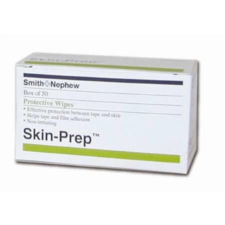 Skin-Prep Protective Barrier Wipes Non-Woven Gauze First Aid Gauze Pads Individual Packet 50 Count
