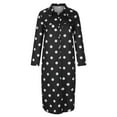 thumbnail image 4 of ChaoHeng Long Casual Dresses for Women Womens Dresses Long Sleeve Fashion Women Casual V-Neck Button Pocket Print Long Sleeve Long Dress, 4 of 8