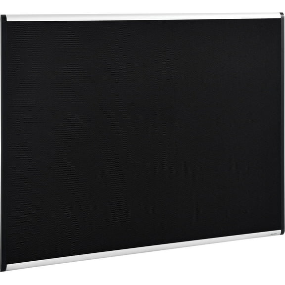 Global Industrial 36"W x 24"H Fabric Mesh Bulletin Board, Black