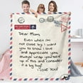 thumbnail image 5 of Binmer Blankets And Throws Clearance Envelope Blanket Thickened Flannel Custom Printed Lunch Break Warm Blanket, 5 of 5