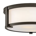 thumbnail image 2 of 28963OZ Hinkley Lighting Lowell - 10W 2 LED Outdoor Small Flush Mount-5 Inch Tall and 13 Inch Wide-Oil Rubbed Bronze Finish, 2 of 7