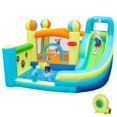 thumbnail image 1 of Parque Inflable WelandFun Azul con Toboganes Acuáticos y Piscina para Niños multicolor, 1 of 6