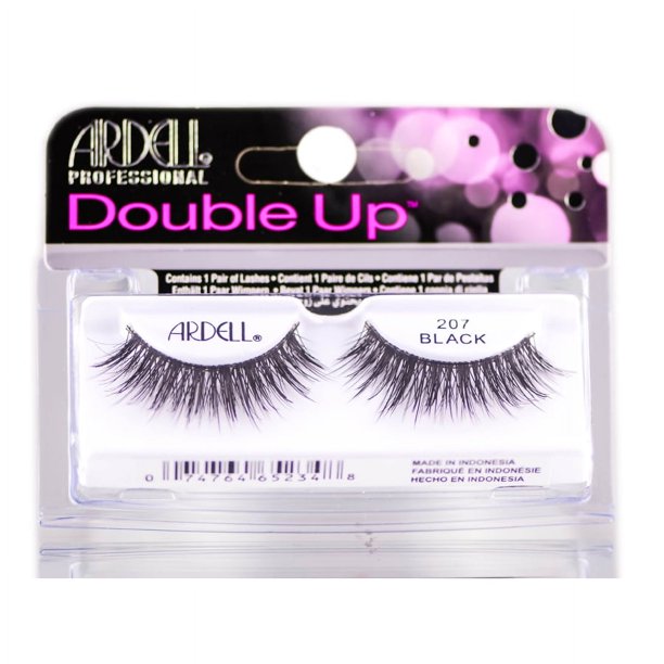 Pestañas postizas Ardell Double Up 207 negras