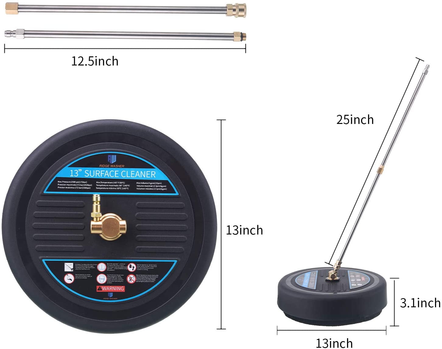 Ridge washer 2024 surface cleaner