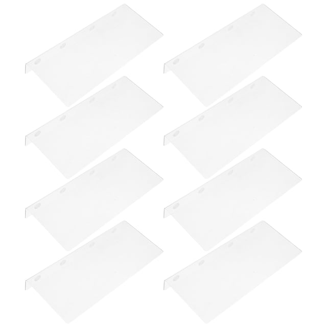 unbranded 8Ud Organizadores Transparentes De Acrílico Para Estantes Hogar Divisores Ajustables Para Ropa