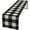 Buffalo-6, variant on Buffalo Plaid Runner Yellow Black Farmhouse Buffalo Check Pattern Table Cloth Decoration Dresser Garden Farmhouse Wedding Party Vacation Dinner Home 13x36in