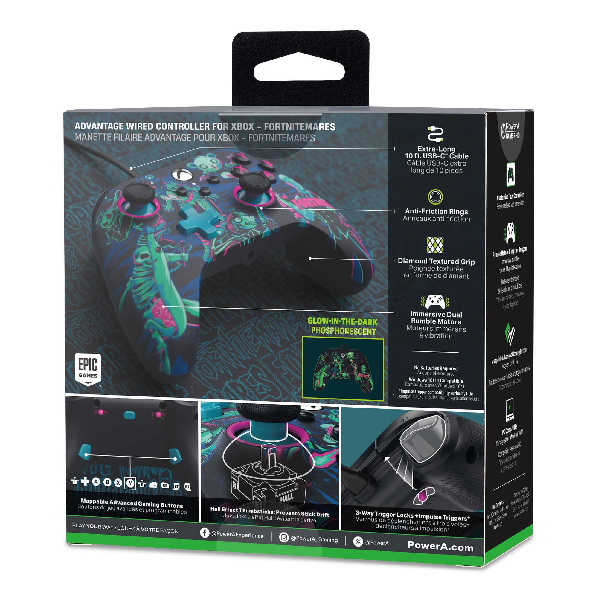 PowerA Advantage Wired Controller for Xbox Series X|S – Fortnitemares