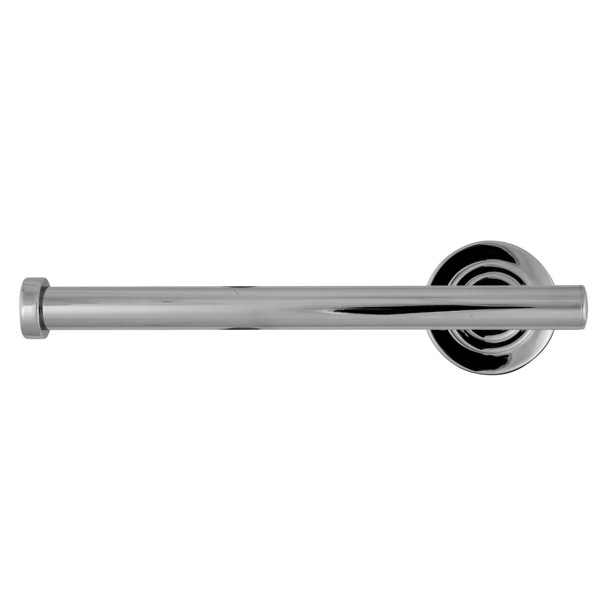 Design House Geneva Modern Bathroom Toilet Paper Holder, Polished Chrome