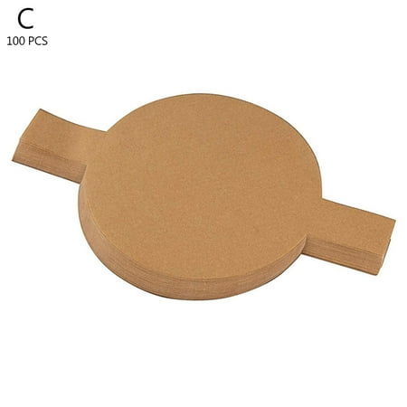 

BYDOT 100 Pcs Air Fryer Disposable Paper Liners Healthy Reliable Material Gift Durable