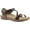 bronze, variant on Aetrex Women's Jillian Braided Adjustable Quarter Strap Sandals for Women
