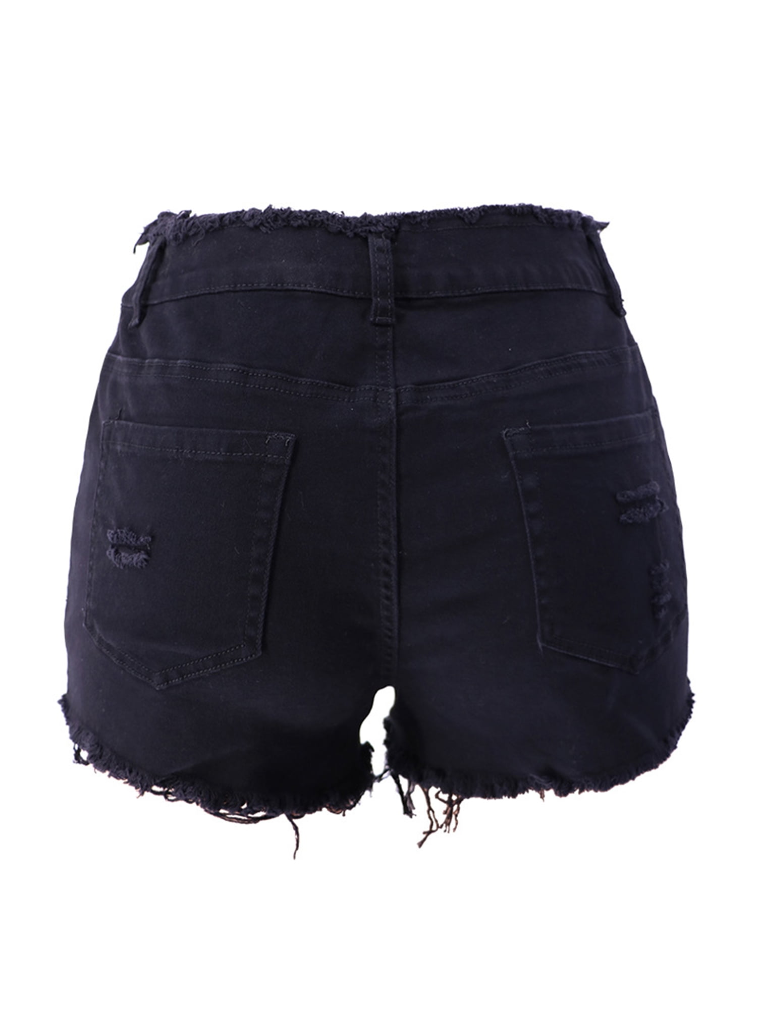 Women Summer Slim Denim Pants Ripped 