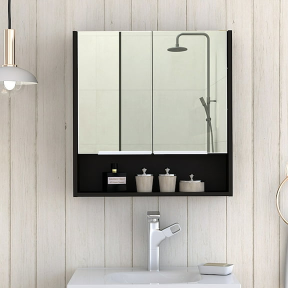 Cfowner Wall Mounted Medicine Cabinets for Bathroom with Mirror