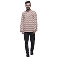 thumbnail image 1 of Atasi Kurta Traditionnelle en Coton Imprimé Col Mandarin pour Hommes Chemise Décontractée, 1 of 5
