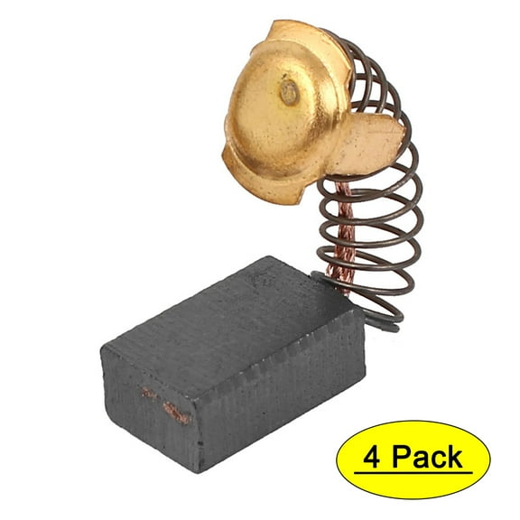 4 Pcs Replacement Motor Carbon Brushes 17mm x 11mm x 7mm for Electric Motors