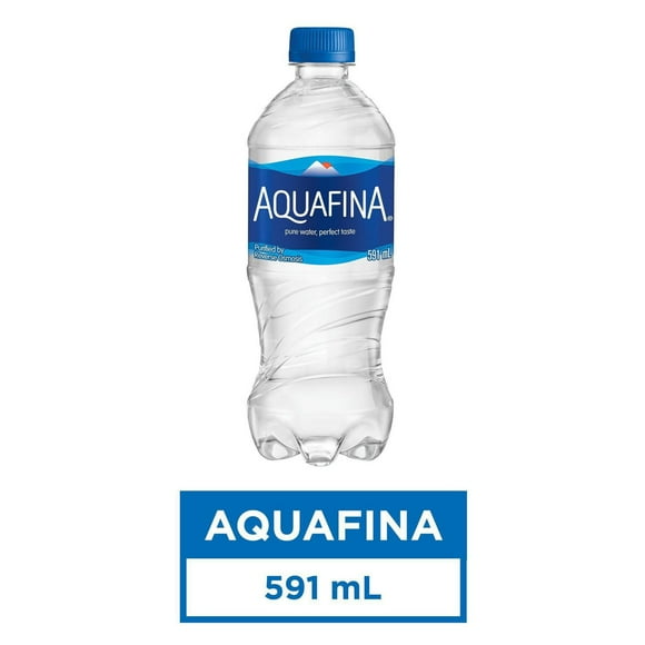 Aquafina Purified Water 591mL, Bottle, 591 mL