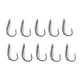 thumbnail image 1 of Anzuelos de Pesca de Acero Inoxidable 10pcs con Anzuelo de Carpa Giratorio de Púas de Resorte Anzuelo para de Cebos Tamaño de gancho 3 Soledad Ganchos de pesca de púas de primavera, 1 of 8