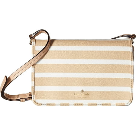 Kate Spade New York Hyde Lane Stripe Renee Handbag Classic Camel Kate Spade New York Hyde Lane Stripe Renee Handbag Classic Camel Cream Pxru8042