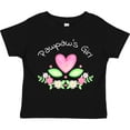 thumbnail image 3 of Inktastic Pawpaw's Girl Heart Flowers Girls Toddler T-Shirt, 3 of 5
