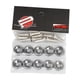 thumbnail image 1 of Arandelas para guardabarros M6, pernos, sujetadores, piezas de modificación de automóviles, kit de reparación del compartimiento del motor fácil de Titanio, 1 of 8