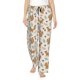 thumbnail image 1 of Fotbe Squirrel And Leaves Pantalones de Pijama para Mujer, Pantalones de Dormir, Pantalones Pj con Cordón y Bolsillos-Large, 1 of 6