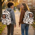 thumbnail image 3 of CHAQLIN Dachshund Paws Pattern School Backpack with Lightweight Large Capacity School Bag, Multi-Pocket 17 Inches Bookbag for Travel Back to School Middle School, 3 of 7