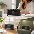 thumbnail image 3 of 2027 Desk Calendar - Muted Color Standing Flip Calendar, 6"x3" Compact Size Monthly Layouts Planning Check-in Notebook Calendar with Tear-off Pages for Office Home Worktable Daily Task Tracker, 3 of 6
