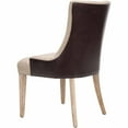 thumbnail image 3 of SAFAVIEH Becca 19" H Transitional Glam Upholstered Dining Chair, Antique Gold/Brown, 3 of 3