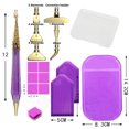 thumbnail image 4 of Juego de manualidades de resina ergonómica con 6 cabezales de repuesto para taladro de diamante DIY 5D Hugtrwg Para estrenar, 4 of 9