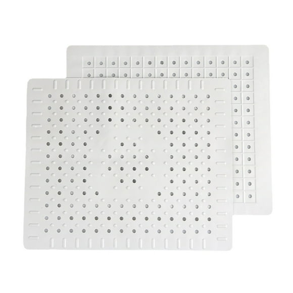 2 Pack Kitchen Sink Mat Drain Pad Protector Non-Slip Rubber Durable , Easy to Clean & DIY Cut