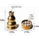 thumbnail image 3 of 3 in 1 Incense Holder, with 5.51 Inch Alloy Ash Catcher Suitable,Ideal for Yoga Room, Meditation Room and Living Room, 3 of 4