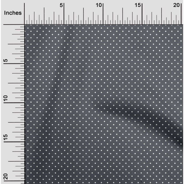 oneOone Georgette Viscose Fabric Polka Dots Print Fabric BTY 42 Inch Wide