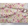 thumbnail image 3 of Soimoi Poly Georgette Fabric Cosmos Floral Print Sewing Fabric Yard 52 Inch Wide, 3 of 3