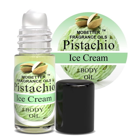 MOBETTER FRAGRANCE OILS Pistachio Ice Cream 1 Oz Perfume Fragrance Body Oil for Unisex